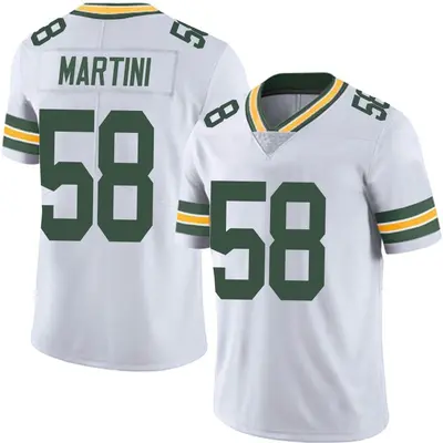 Men's Limited Greer Martini Green Bay Packers White Vapor Untouchable Jersey