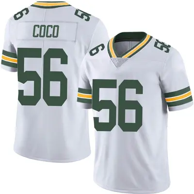 Men's Limited Jack Coco Green Bay Packers White Vapor Untouchable Jersey