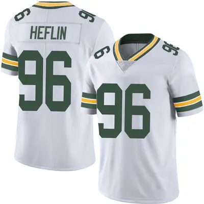 Men's Limited Jack Heflin Green Bay Packers White Vapor Untouchable Jersey