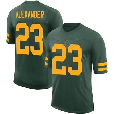Men's Limited Jaire Alexander Green Bay Packers Green Alternate Vapor Jersey