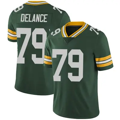 Men's Limited Jean Delance Green Bay Packers Green Team Color Vapor Untouchable Jersey