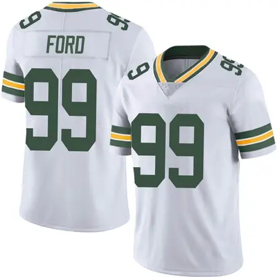 Men's Limited Jonathan Ford Green Bay Packers White Vapor Untouchable Jersey