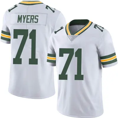 Men's Limited Josh Myers Green Bay Packers White Vapor Untouchable Jersey