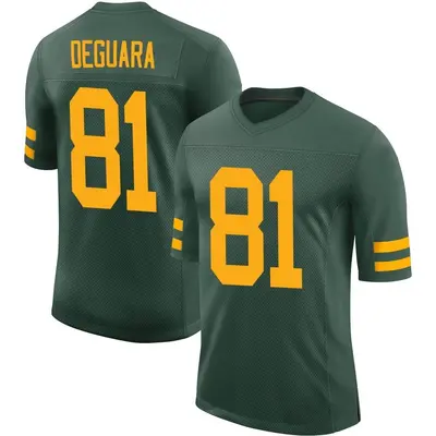 Men's Limited Josiah Deguara Green Bay Packers Green Alternate Vapor Jersey