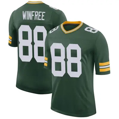 Men's Limited Juwann Winfree Green Bay Packers Green Classic Jersey