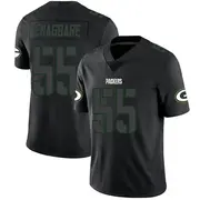 Men's Limited Kingsley Enagbare Green Bay Packers Black Impact Jersey