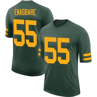 Men's Limited Kingsley Enagbare Green Bay Packers Green Alternate Vapor Jersey