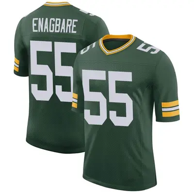 Men's Limited Kingsley Enagbare Green Bay Packers Green Classic Jersey
