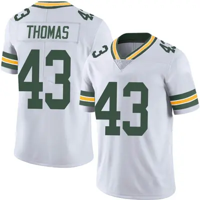 Men's Limited Kiondre Thomas Green Bay Packers White Vapor Untouchable Jersey