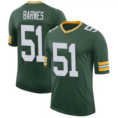 Men's Limited Krys Barnes Green Bay Packers Green Classic Jersey