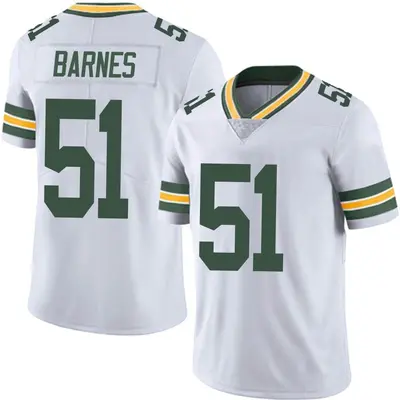Men's Limited Krys Barnes Green Bay Packers White Vapor Untouchable Jersey