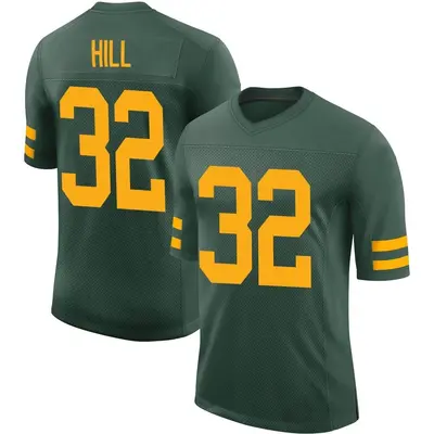 Men's Limited Kylin Hill Green Bay Packers Green Alternate Vapor Jersey