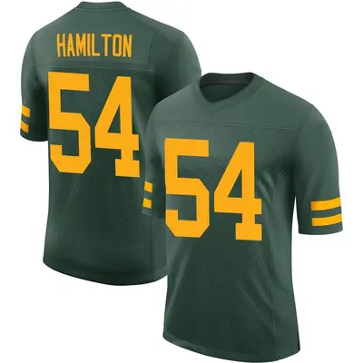 Men's Limited LaDarius Hamilton Green Bay Packers Green Alternate Vapor Jersey