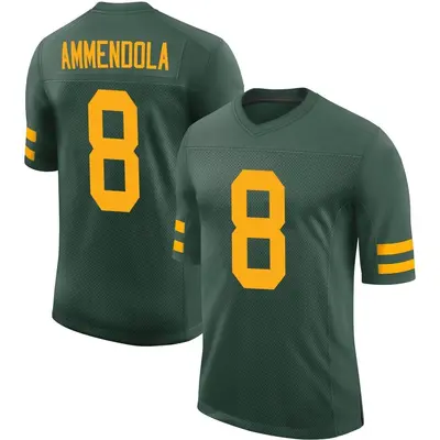 Men's Limited Matt Ammendola Green Bay Packers Green Alternate Vapor Jersey