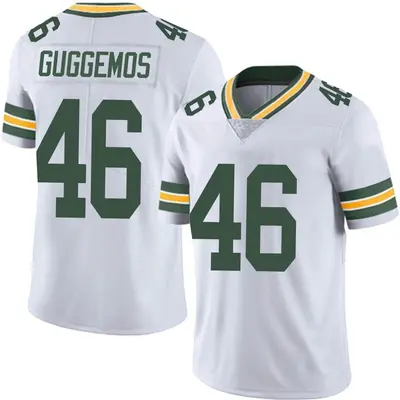 Men's Limited Nick Guggemos Green Bay Packers White Vapor Untouchable Jersey