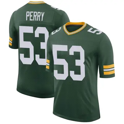 Men's Limited Nick Perry Green Bay Packers Green Classic Jersey