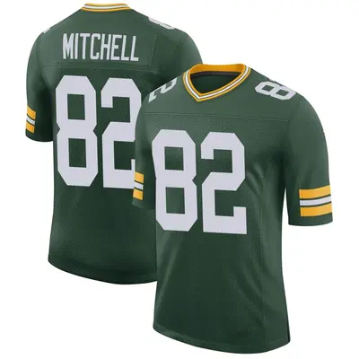 Men's Limited Osirus Mitchell Green Bay Packers Green Classic Jersey