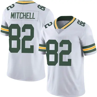 Men's Limited Osirus Mitchell Green Bay Packers White Vapor Untouchable Jersey