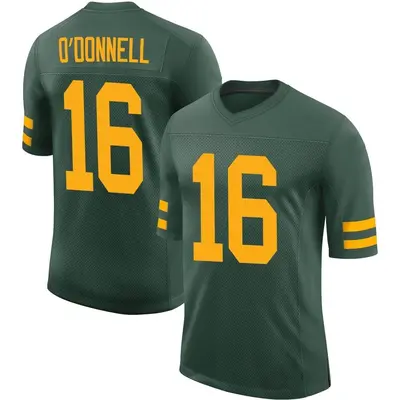 Men's Limited Pat O'Donnell Green Bay Packers Green Alternate Vapor Jersey