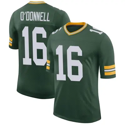 Men's Limited Pat O'Donnell Green Bay Packers Green Classic Jersey
