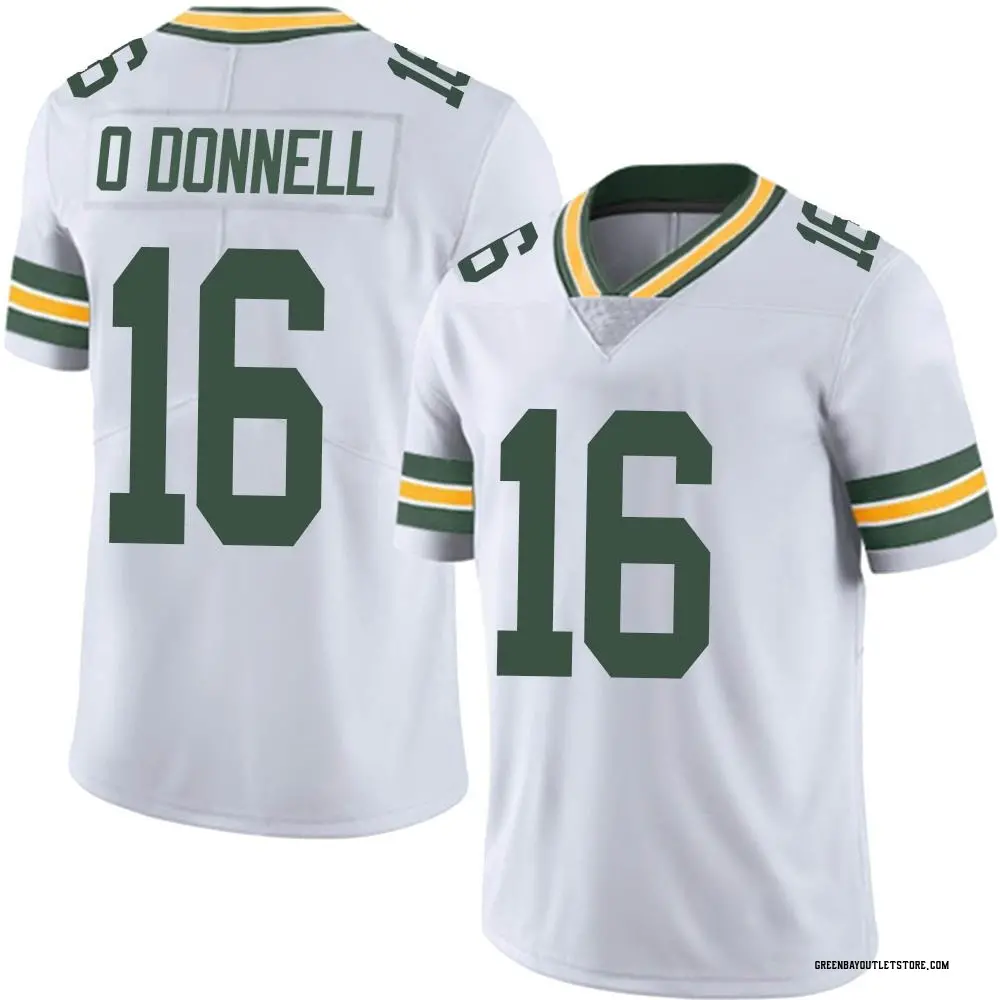Men's Limited Pat O'Donnell Green Bay Packers White Vapor Untouchable Jersey