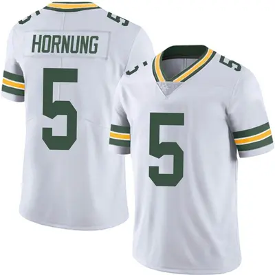Men's Limited Paul Hornung Green Bay Packers White Vapor Untouchable Jersey