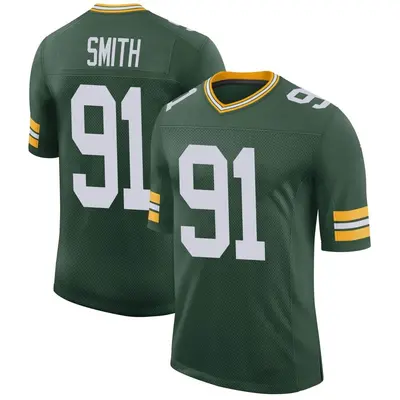 Men's Limited Preston Smith Green Bay Packers Green Classic Jersey