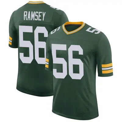 Men's Limited Randy Ramsey Green Bay Packers Green Classic Jersey