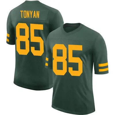 Men's Limited Robert Tonyan Green Bay Packers Green Alternate Vapor Jersey