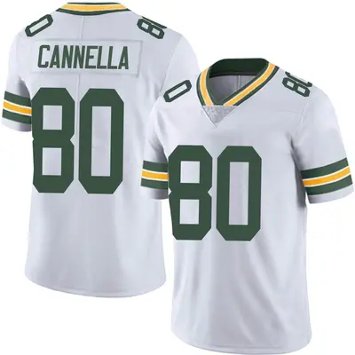 Men's Limited Sal Cannella Green Bay Packers White Vapor Untouchable Jersey