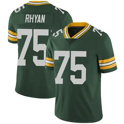 Men's Limited Sean Rhyan Green Bay Packers Green Team Color Vapor Untouchable Jersey