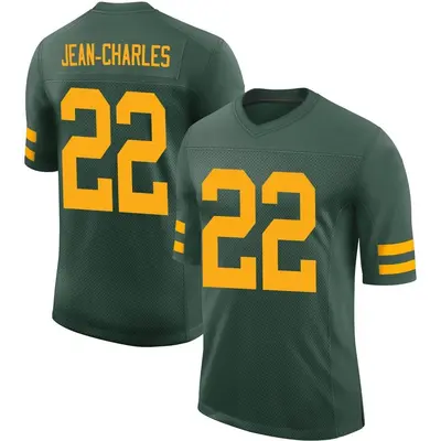 Men's Limited Shemar Jean-Charles Green Bay Packers Green Alternate Vapor Jersey