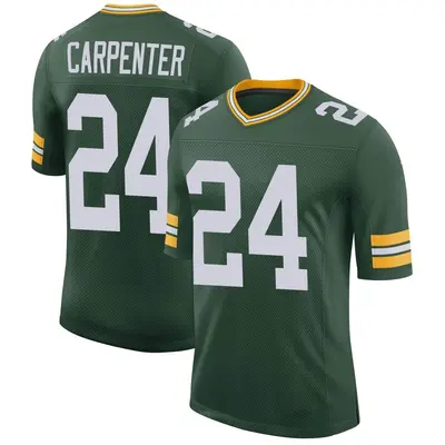 Men's Limited Tariq Carpenter Green Bay Packers Green Classic Jersey