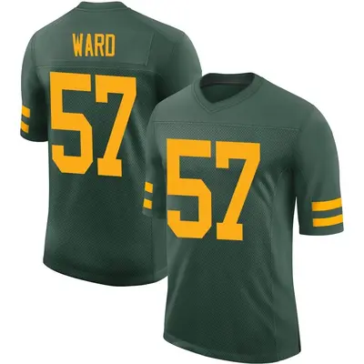 Men's Limited Tim Ward Green Bay Packers Green Alternate Vapor Jersey