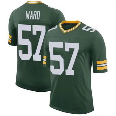 Men's Limited Tim Ward Green Bay Packers Green Classic Jersey
