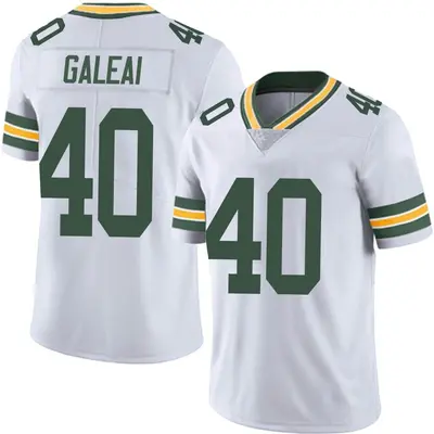 Men's Limited Tipa Galeai Green Bay Packers White Vapor Untouchable Jersey