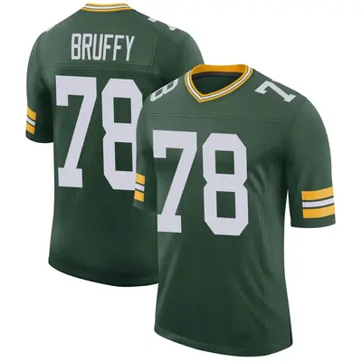 Men's Limited Travis Bruffy Green Bay Packers Green Classic Jersey