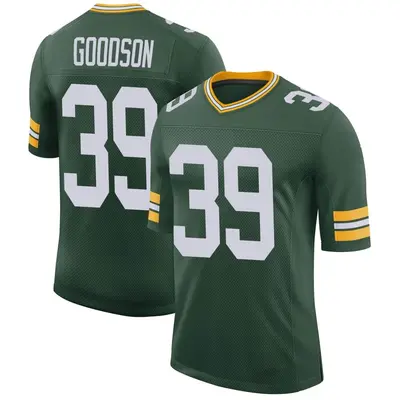 Men's Limited Tyler Goodson Green Bay Packers Green Classic Jersey