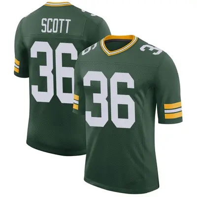 Men's Limited Vernon Scott Green Bay Packers Green Classic Jersey