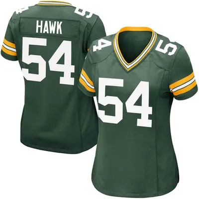 Women's Game A.J. Hawk Green Bay Packers Green Team Color Jersey