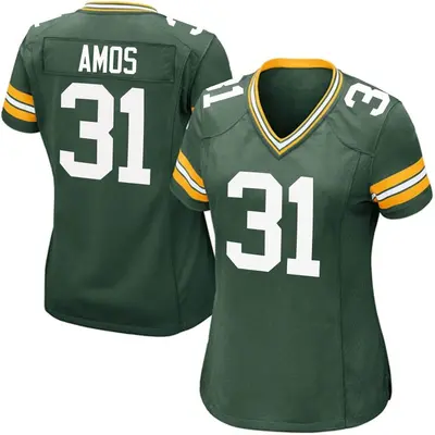 Women's Game Adrian Amos Green Bay Packers Green Team Color Jersey