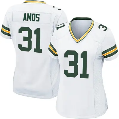 Women's Game Adrian Amos Green Bay Packers White Jersey