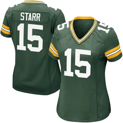 Women's Game Bart Starr Green Bay Packers Green Team Color Jersey