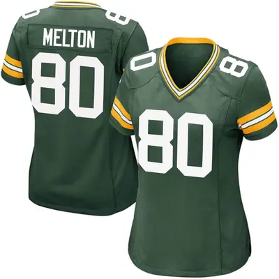 Women's Game Bo Melton Green Bay Packers Green Team Color Jersey
