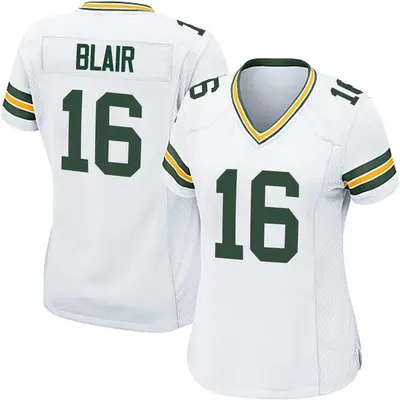 Women's Game Chris Blair Green Bay Packers White Jersey