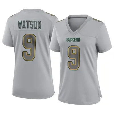 Women's Game Christian Watson Green Bay Packers Gray Atmosphere Fashion Jersey
