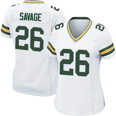 Women's Game Darnell Savage Green Bay Packers White Jersey