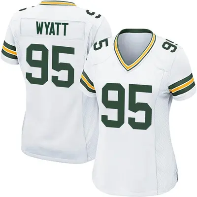 Women's Game Devonte Wyatt Green Bay Packers White Jersey