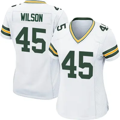 Women's Game Eric Wilson Green Bay Packers White Jersey