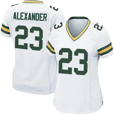 Women's Game Jaire Alexander Green Bay Packers White Jersey